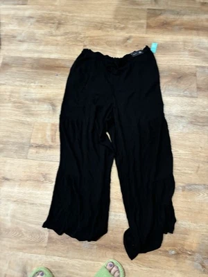 Pantalones de vestir de crepé de pierna ancha Maurice’s para dama nuevos con etiquetas - talla 1X Foto 1 de 4