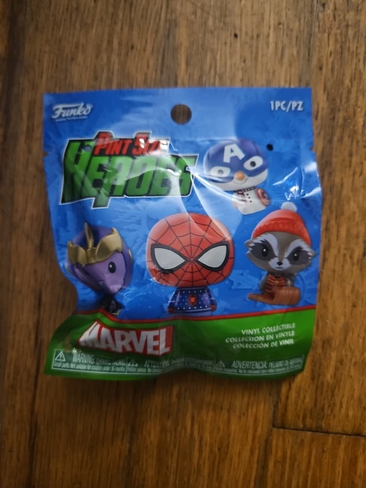 Funko Disney Marvel 6pc Holiday Pint Size Heroes Vinyl Christmas Figure Set-new