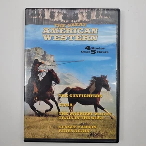 The Great American Western DVD 4 Movies: Yuma, The Gunfighters, Sunset Carson - Picture 1 of 4