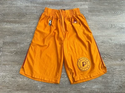Indiana Pacers Basketball Shorts adidas Hickory Satin Shiny Retro Small 2015 NBA - Image 1 of 4