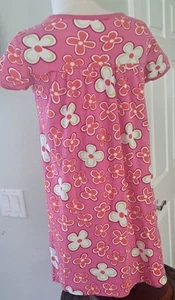 Pink Floral Hanna Andersson Short Sleeve Cotton Dress Size 130 (US 8) - Picture 1 of 4