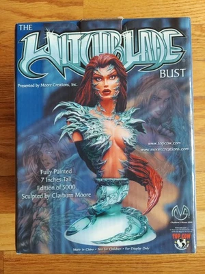 El busto de la espada bruja esculpido por Clayburn Moore - Moore Creations/Top Crow - #256 Foto 1 de 4