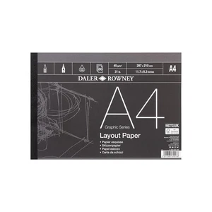 Almohadilla de diseño serie gráfica Daler-Rowney 2 x A4 45GSM 80 hojas - Imagen 1 de 1