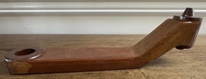 VINTAGE PRIMITIVE WOOD FOUNDRY MOLD INDUSTRIAL STEAMPUNK ART TRANSFER ARM #5 13" - Picture 1 of 8