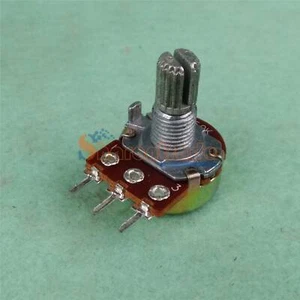 NEW 2pcs 50K OHM 15mm Linear Taper Potentiometer Pot B50K RD1480-01B - Picture 1 of 3