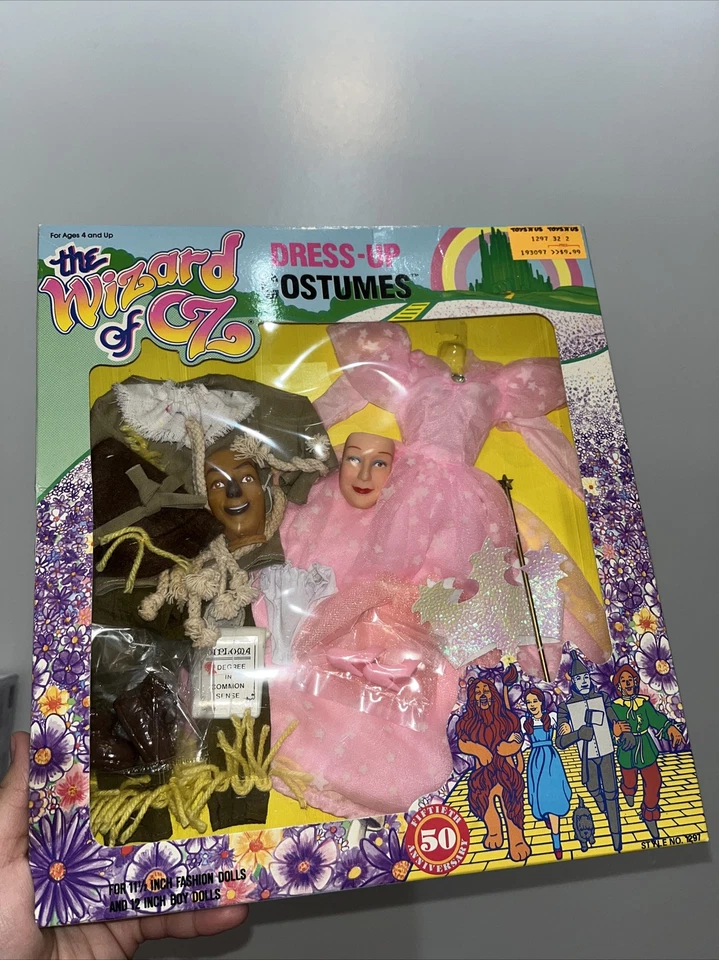 Wizard of Oz Dress up Costumes 50th Anniversary Barbie 1988 Tin Man Dorthy