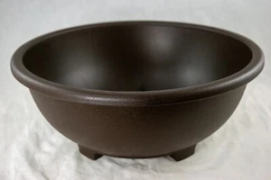 Japanese Heavy Duty Round Plastic Bonsai Pot, Succulent Planter - 11.75"/14" - Picture 1 of 11