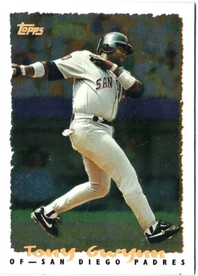 1995 Topps Cyberstats Tony Gwynn -San Diego Padres - Image 1 of 2
