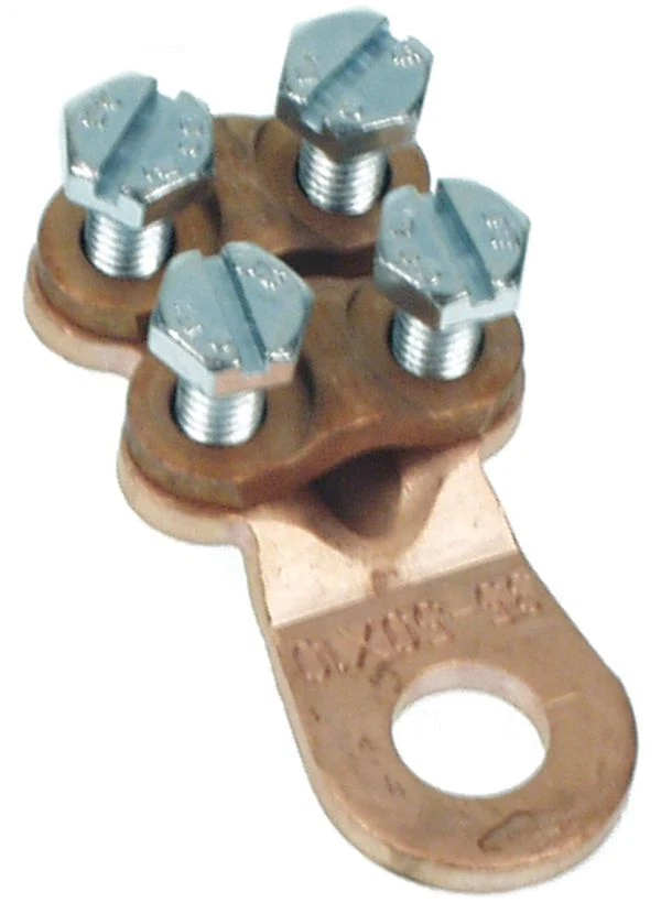 SIEHE ARTIKELBEZEICHNUNG Klemmkabelschuh - 16 / 25 mm², Loch-Ø 10 mm