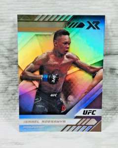 2021 PANINI CHRONICLES UFC #195 ISRAEL ADESANYA XR HOLOFOIL BASE SET DEBUT! - Picture 1 of 2