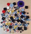 Large Assortment of Lego Spinning Tiles, Assorted Sizes & Colours