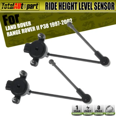 Sensor de nivel de altura de conducción trasero 2 piezas ambos lados para Land Rover P38 Range Rover II Foto 1 de 4