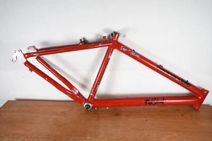 Cannondale Super Rare Vintage Aluminum RedShred Red Shred Bicycle Frame 16.5" - Picture 1 of 12