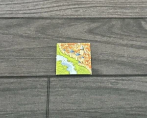 Carcassonne | Turning River con azulejo de paisaje urbano | Pieza de juego oficial NE - Imagen 1 de 6
