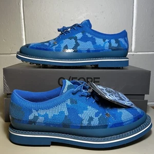 G/FORE Golfschuhe Smoking Camouflage Strick Gallivanter Racer Blau Herren Größe 9,5 Neu - Bild 1 von 16