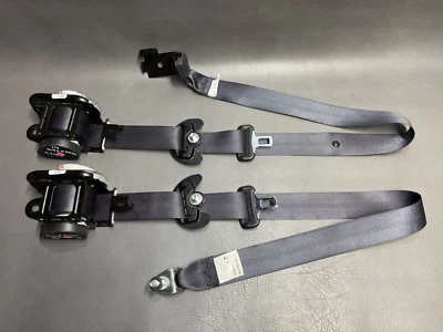 14-18 MITSUBISHI OUTLANDER SPORT PASAJERO DERECHO IZQUIERDO CINTURÓN DE SEGURIDAD NEGRO OEM Foto 1 de 4