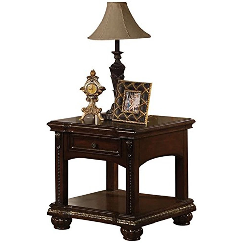 Mesa auxiliar ACME Anondale, cereza vintage/tradicional Foto 1 de 1