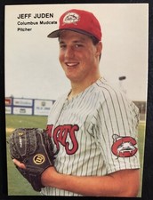 1990 BEST CARDS JEFF JUDEN MINOR LEAGUE ROOKIE CARD #243 Columbus Mudcats NRMT
