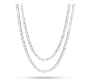 2 Row Diamond Chain In Men's Chains 