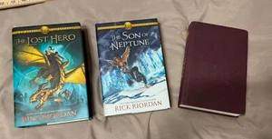 The Heroes of Olympus Rick Riordan Hardcover Books 1,2,4 All First Edition - Imagen 1 de 5