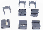 PC Zubehör 50er-Pack IDC 2X3 6 Pins 0,1" 2,54 mm zweireihige Steckdosen für flache 6P