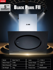 HIONE Hood Black Pearl FII Range Hood Kitchen Hood