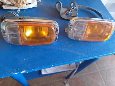 Juego de indicadores delanteros/lentes laterales x 2 lucas L694 NOS para Austin, Morris 1100 1300 Foto 1 de 4