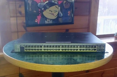 NETGEAR ProSafe (GS752TP) 48 Port Gigabit Ethernet Switch w/PoE & 4 SFP Ports - Image 1 of 3
