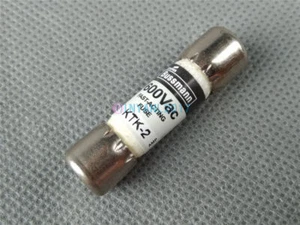 10PCS   600V KTK-2 2 Amp Fast Acting Supplementary Fuse - Picture 1 of 3