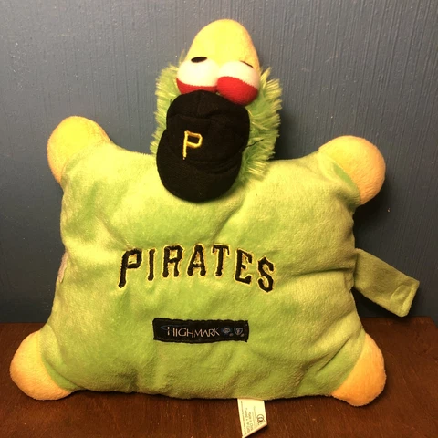 Pittsburgh Pirates Parrot Plush Travel Mini Pillow Pal Pet Mascot Toy MLB SGA Cover