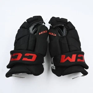 Guantes de Hockey CCM Pro Stock 14" New Jersey Devils NHL Stadium Series Juego Emitido - Imagen 1 de 5