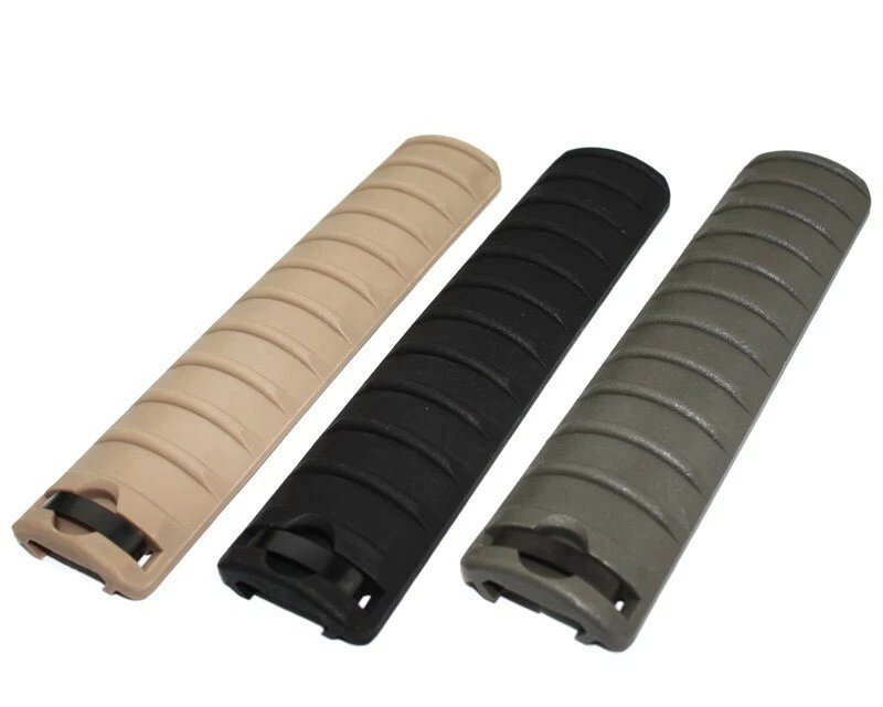 4pcs/Pack Tactical Rail Cover Protector w/ Picatinny Rail Panel Ribbed - Image 1 of 4