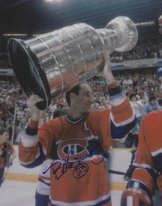 Autographed  BOB GAINEY  Montreal Canadiens 8X10  Photo - COA - Picture 1 of 1