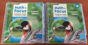 Math in Focus Singapore Math Grade 4 (4A and 4B) Teacher's Edition TE ~ 2015 - Picture 1 of 5