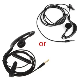 3.5mm Single In-Ear Only Mono Earphone Earbud Headphone for w/ Mic For Phone - Zdjęcie 1 z 8