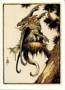 WILLIAM STOUT 3 SAURIANS & SORCERERS 1996 COMIC IMAGES PROMO CARD NO NUMBER - Bild 1 von 1