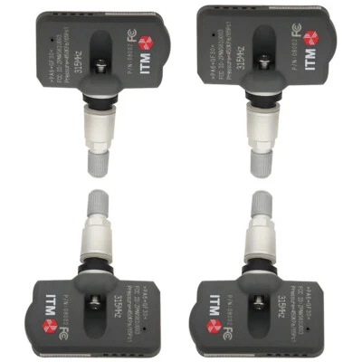 ITM Tire Pressure Sensor Metal 315MHz for Buick Verano 12-17 08002HP (Set of 4) Foto 1 de 4