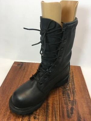 Botas de combate Rocky RB 01-01 de cuero negro aisladas impermeables talla 6W usadas en excelente estado Foto 1 de 4