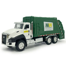 1:50 Garbage Dump Truck Model Car Diecast Gift Toy Vehicle Pull Back Kids Green