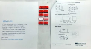 NEC MR62-5S DPDT 5VDC - 16 PIN THRU HOLE Dip Sealed Relay NEW - LOT OF 10 - Picture 1 of 3