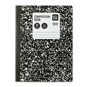Pen+Gear 80 Sheets Marble Composition Book, 9.75 x 7.5 Wide Ruled - Picture 1 of 7