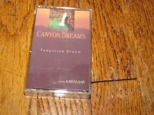 TANGERINE DREAM - CANYON DREAMS - MIRAMAR CASSETTE TAPE - Picture 1 of 2