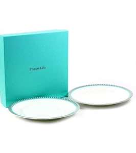 Tiffany & Co Designer Dessert Plate JPN limited (Set Of 2) *New In Box With Tag* - Picture 1 of 4
