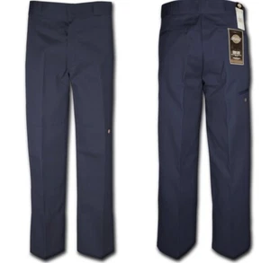 Pantalones de bolsillo para teléfono celular Dickies 85283 de doble rodilla para hombre 32x30 azul marino oscuro - Imagen 1 de 1