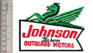 Parche de concesionario de motores fueraborda retro vintage Johnson Sea Horse motores fueraborda - Imagen 1 de 1