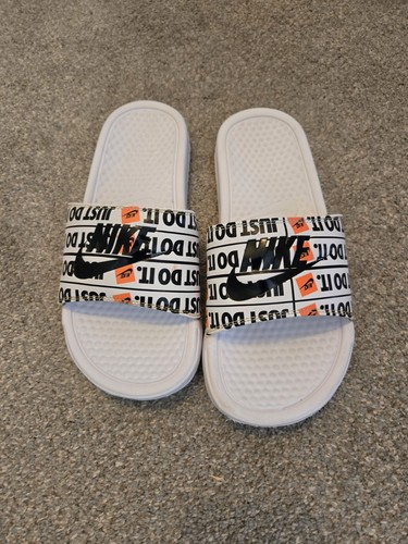 Sandali Nike Benassi JDI Just Do It stampa grafica slide uomo tg 7 donna