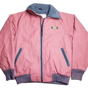 Vintage LL Bean Puffer Jacket Outdoors Mauve 5951 USA MADE 90s Sz S - Picture 1 of 12