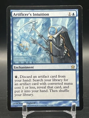 MTG - Artificer's Intuition - Fifth Dawn - 23/165 - Regular Rare LP - Image 1 of 2