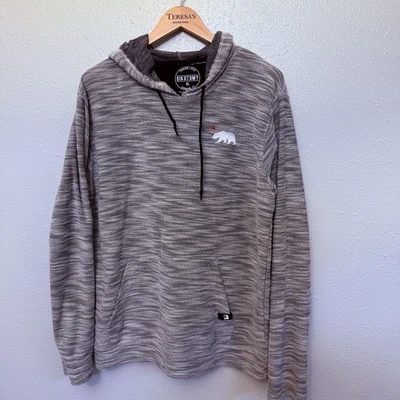 Sudadera con Capucha Dikotomy Premium Basics Ajuste Estándar, Para Hombre Talla XL Gris Jaspeado Foto 1 de 4