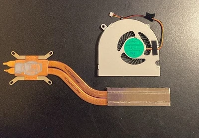 VENTOLA CON DISSIPATORE SMONTATA DA NOTEBOOK INFOMOVE (A/N AB07505HX060300)usata - Immagine 1 di 2